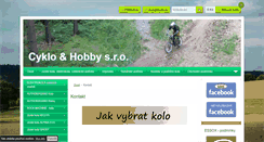 Desktop Screenshot of cyklohobby.cz