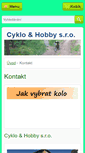 Mobile Screenshot of cyklohobby.cz